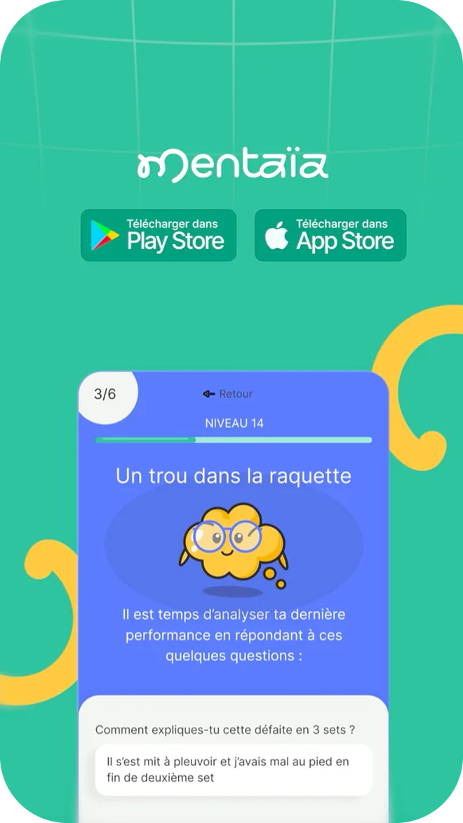 Exercice « Un trou dans la raquette » dans l'application Mentaïa.