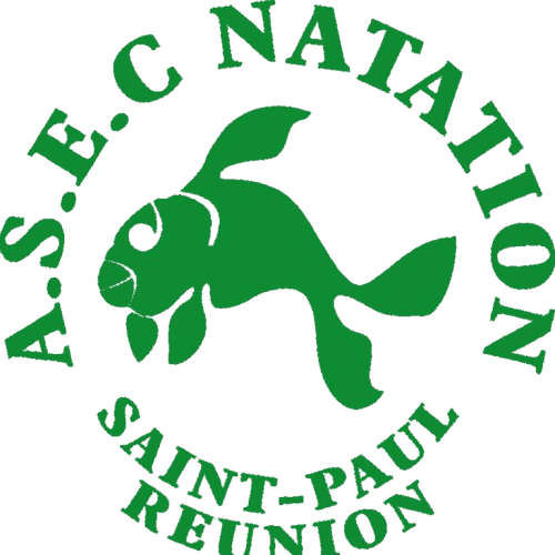 Logo de l'A.S.E.C Natation Saint-Paul La Réunion.