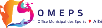 Logo de l'Office municipal des sports d'Albi (OMEPS).