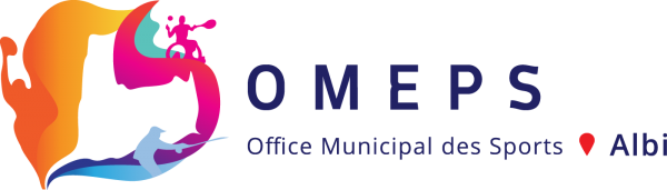 Logo de l'Office municipal des sports d'Albi (OMEPS).